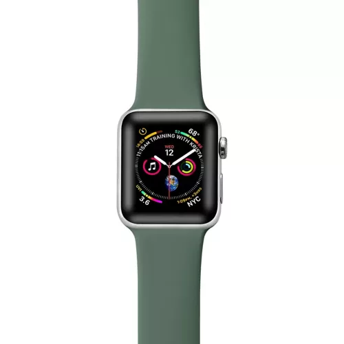 XPRO™ Apple Watch szilikon sport szíj Zöld Apple Watch 42mm (S1-S3) / 44mm / 45mm / 46mm / 49mm készülékhez