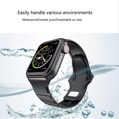 XPRO™ Apple Watch sport szilikon szíj Pink Apple Watch 42mm (S1-S3) / 44mm / 45mm / 46mm / 49mm készülékhez