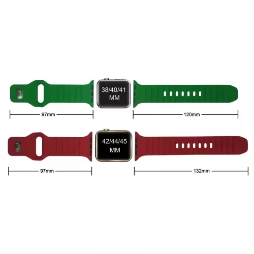 XPRO™ Apple Watch sport szilikon szíj Pink Apple Watch 42mm (S1-S3) / 44mm / 45mm / 46mm / 49mm készülékhez