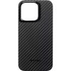 Pitaka MagEZ Case 4 Black / Grey Twill 1500D Apple iPhone 15 készülékhez - MagSafe rögzítéssel