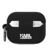 Karl Lagerfeld tok fekete KLAPRUNKC Airpods Pro készülékhez