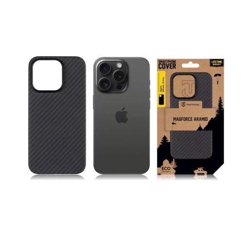 Tactical Aramid tok fekete Apple iPhone 15 Pro Max készülékhez