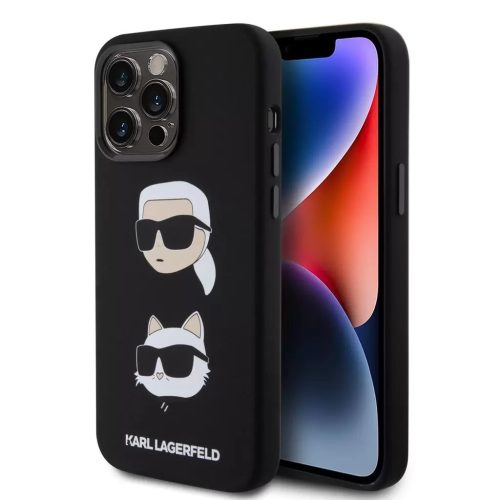 Karl Lagerfeld tok fekete KLHCP15XSDHKCNK Apple Iphone 15 Pro Max készülékhez