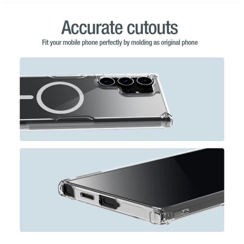 Nillkin Nature TPU PRO Mágneses átlátszó tok Samsung Galaxy S24 Ultra készülékhez