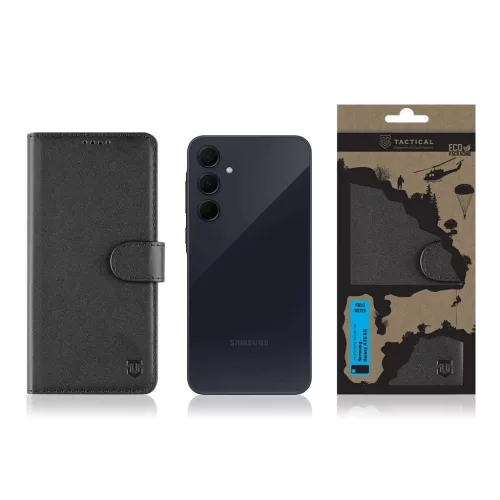 Tactical Field Notes fekete Book / Flip tok Samsung Galaxy A35 5G készülékhez