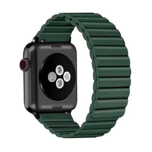 XPRO™ Apple Watch mágneses szilikon szíj zöld Apple Watch 38mm / 40mm / 41mm / 42mm (S10) készülékhez