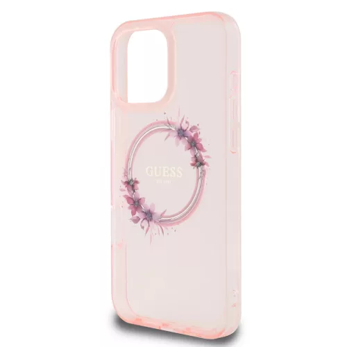 Guess tok Pink Apple iPhone 16 Pro készülékhez GUHMP16LHFWFCP