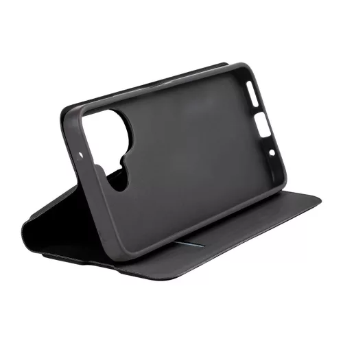 OBAL:ME Smooth Touch fekete Book / Flip tok Xiaomi Redmi 13 készülékhez