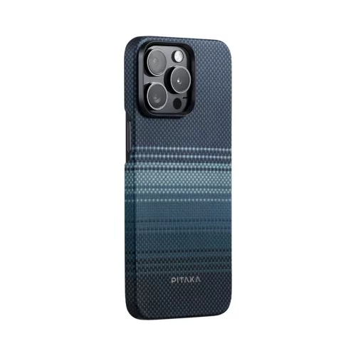 Pitaka Tactile Woven tok MOONRISE Apple iPhone 15 Pro Max készülékhez - MagSafe rögzítéssel (KI1501MOM)