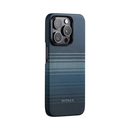 Pitaka Tactile Woven tok MOONRISE Apple iPhone 15 Pro készülékhez - MagSafe rögzítéssel (KI1501MO)