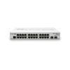 MIKROTIK Cloud Router Switch 24x1000Mbps + 2x10Gbps SFP+, Menedzselhető, Asztali - CRS326-24G-2S+IN