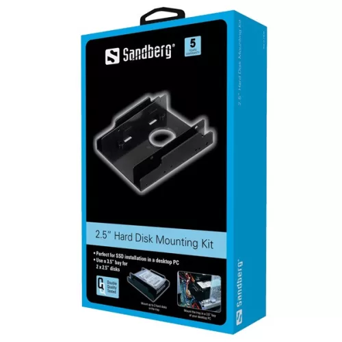 SANDBERG Merevlemez-tartozék, 2.5" Hard Disk Mounting Kit