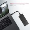 AXAGON EEM2-GTR THIN RIB SUPERSPEED+ USB-C - NVME M.2 külső ház, fekete