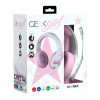 KONIX - MYTHICS PS4 "Geek Girl Crystal" Fejhallgató Vezetékes Gaming Stereo Mikrofon, Színes