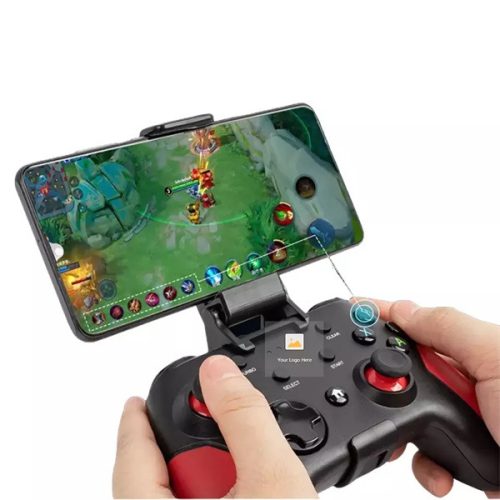 BLACKBIRD Vezeték Nélküli Bluetooth Játékvezérlő Kontroller, Android, IOS, Switch, Windows, PS3, PS4, Fekete