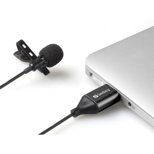 SANDBERG Mikrofon, Streamer USB Clip Microphone