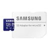 SAMSUNG Memóriakártya, PRO Plus microSDXC kártya 128GB, CLASS 10, UHS-I, U3, V30, A2, + Adapter, R180/W130