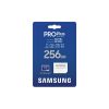 SAMSUNG Memóriakártya, PRO Plus microSDXC kártya 256GB, CLASS 10, UHS-I, U3, V30, A2, + Adapter, R180/W130