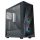 COOLER MASTER Ház, Mid Tower ATX CMP 520, 3x ARGB Ventilátor +HUB, Tápegység nélkül, Üvegfalú, fekete