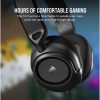 CORSAIR Vezetékes Headset, HS35 SURROUND v2 Gaming, Multiplatform, fekete