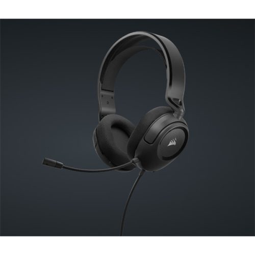 CORSAIR Vezetékes Headset, HS35 v2 Gaming, Multiplatform, carbon