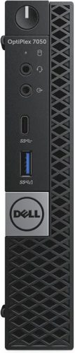 Dell Optiplex 7050 Micro / i7-6700T / 8GB / 256 NVME / Integrált / A /  használt PC