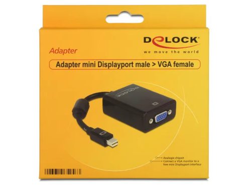 Delock Mini Displayport-VGA átalakító