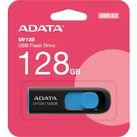ADATA Pendrive 128GB, UV128 USB 3.2, Fekete-kék