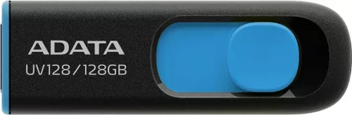 ADATA Pendrive 128GB, UV128 USB 3.2, Fekete-kék