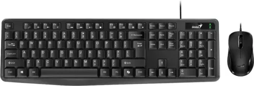 GENIUS Vezetékes Billentyűzet + egér KM-170 USB HUN Fekete