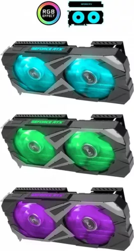 KFA2 GeForce RTX 3070 EX (1-Click OC) 8GB használt videokártya