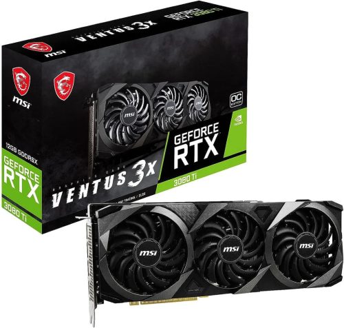 MSI nVidia GeForce RTX 3080 Ti VENTUS 3X 12GB GDDR6X  használt videokártya