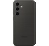Samsung Galaxy S24 FE Smart View Wallet, gyári flip tok, fekete