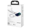 Baseus Superior USB-A - Lightning kábel, 2,4A, 2m, fehér