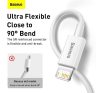 Baseus Superior USB-A - Lightning kábel, 2,4A, 2m, fehér