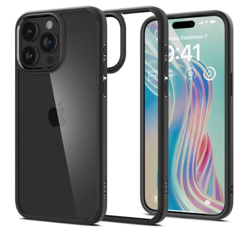 Spigen Ultra Hybrid Apple iPhone 15 Pro tok, fekete