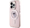 Karl Lagerfeld IML Choupette MagSafe Apple iPhone 15 Pro hátlap tok, rózsaszín