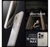 Spigen Ultra Hybrid Apple iPhone 15 Pro Max tok, Sand Beige, bézs, átlátszó