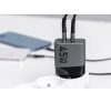 Forcell hálózati gyorstöltő Type-C + USB, PD + QC 4.0, 4A, 45W, kék