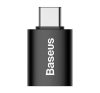 Baseus Ingenuity USB Type-C-USB-A OTG adapter, fekete