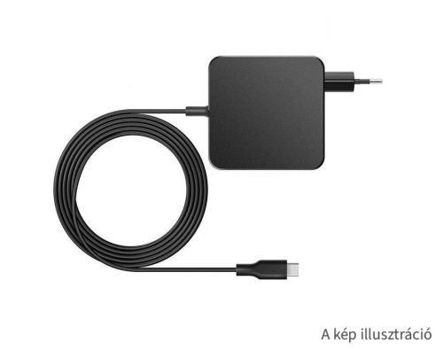 Univerzális Laptop töltő USB-C (Type-C) 65W Új